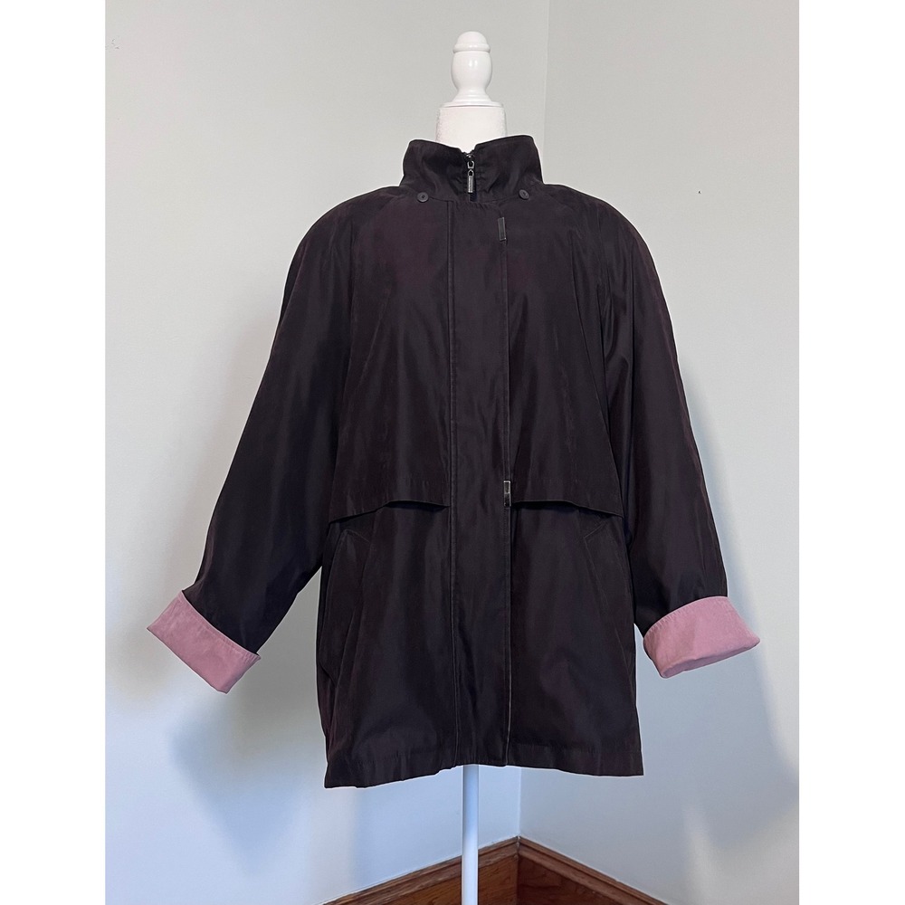 Braetan Zip-Out Liner Jacket Womens XL Brown Pink Vintage Utility Gorpcore